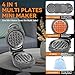 Imagen de Wlinfetity Mini waflera 4 en 1 con platos extraíbles