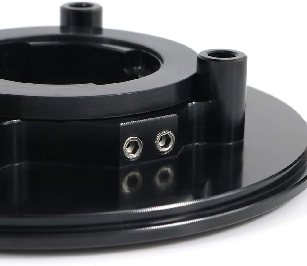 Xitomer Motorcycle 3 Holes Gas Tank Cap Cover Fuel Cap CNC Aluminum Alloy, Fit for ZX-6R 636 ZX636R 2007-2018, Z1000 2007-2021, ZX-14R 2006-2021, VERSYS 650 KLE650 2006-2021 Z800 (Red Cap)