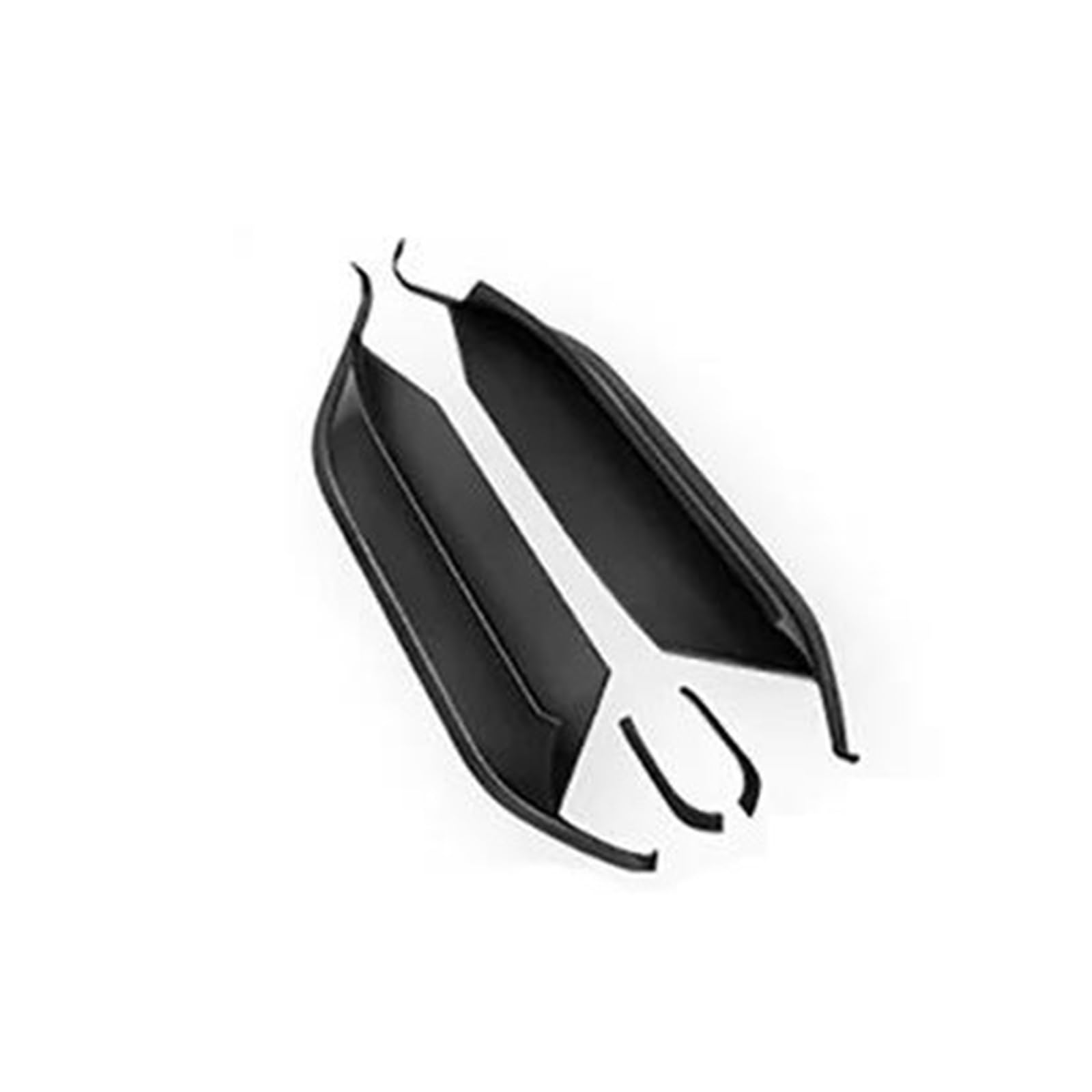Armrest Organiser Tray For Porsche For Cayenne 2018-2026 Car Center Console Armrest Side Storage Box Mobile Phone Holder Organizer Cover HIMIUSIKTC(Black)