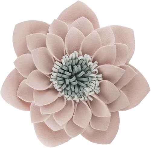 KINGROSE Cojín redondo de flores 3D para primavera, verano, sofá, dormitorio, decoración del hogar, 14 pulgadas, color rosa