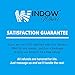 Total Blackout Window Film: 100% Light Blocking Film with White Sides - Heat Resistant, Room Darkening, Static Cling Film for Privacy & Day Sleep - No Residue, Stops UV, Easy Removal (36 x 72 in.)