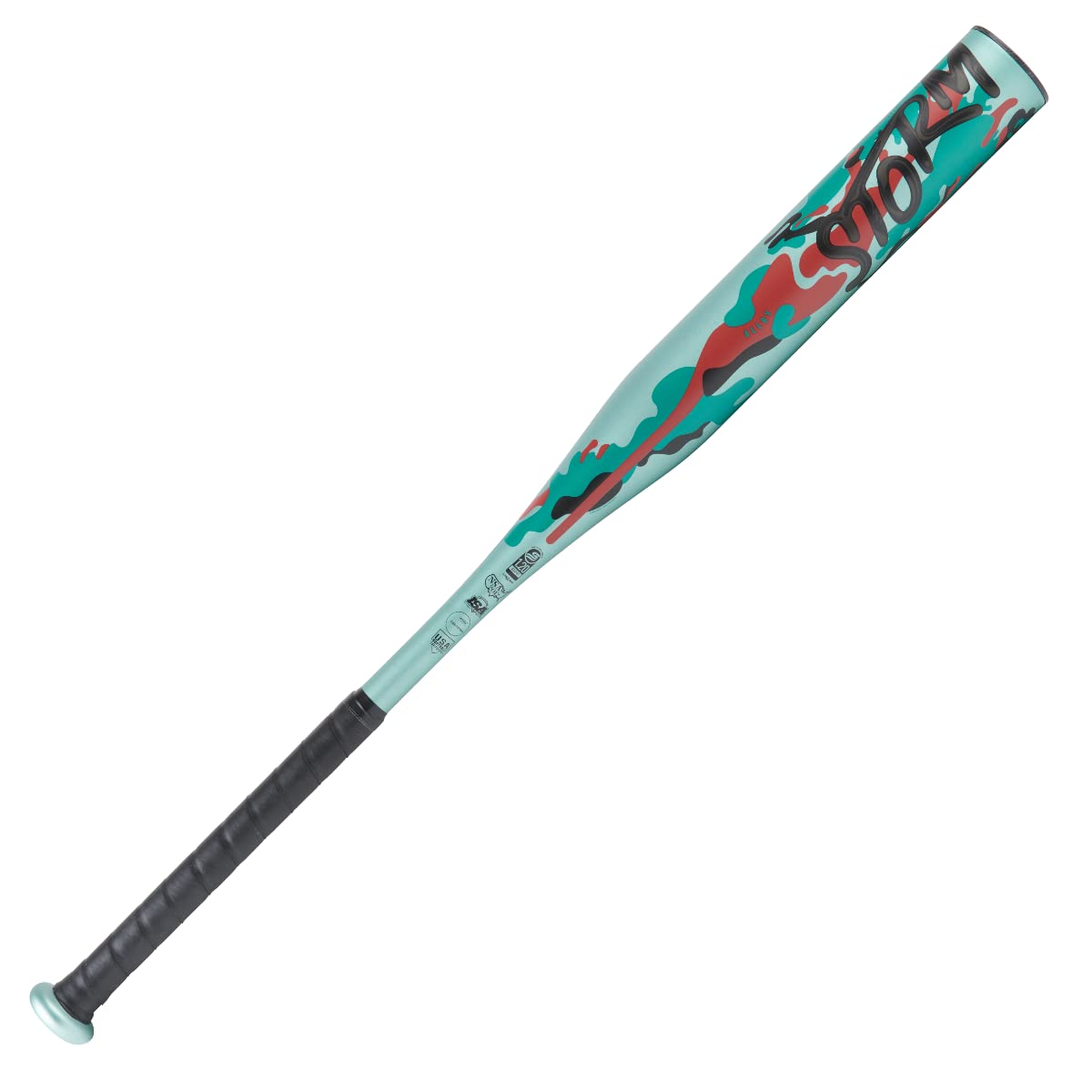 Rawlings Storm Fastpitch Softball Bat | -13 | 1 Pc. Aluminum | Mint | 28 inch