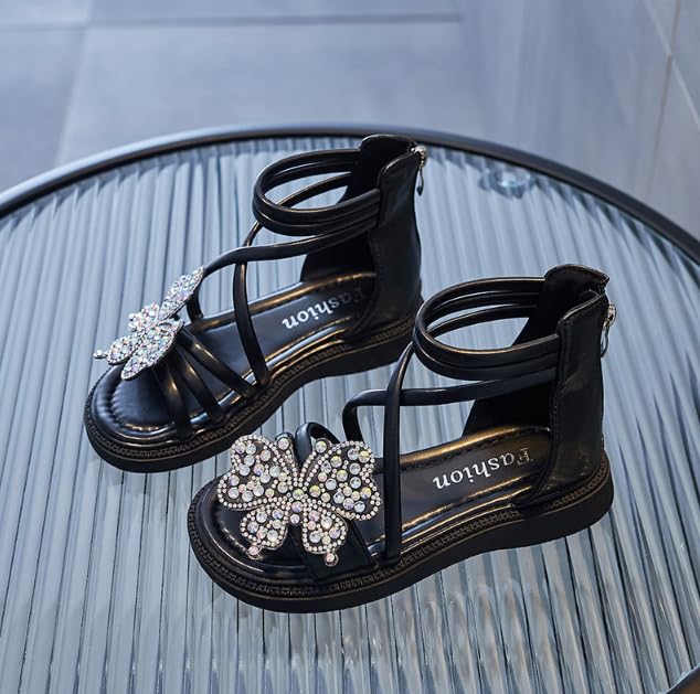 Girls Butterfly Sandals Princess Shoes Toddler Girls Dress up Shoes with Butterfly for Party Birthday Wedding2