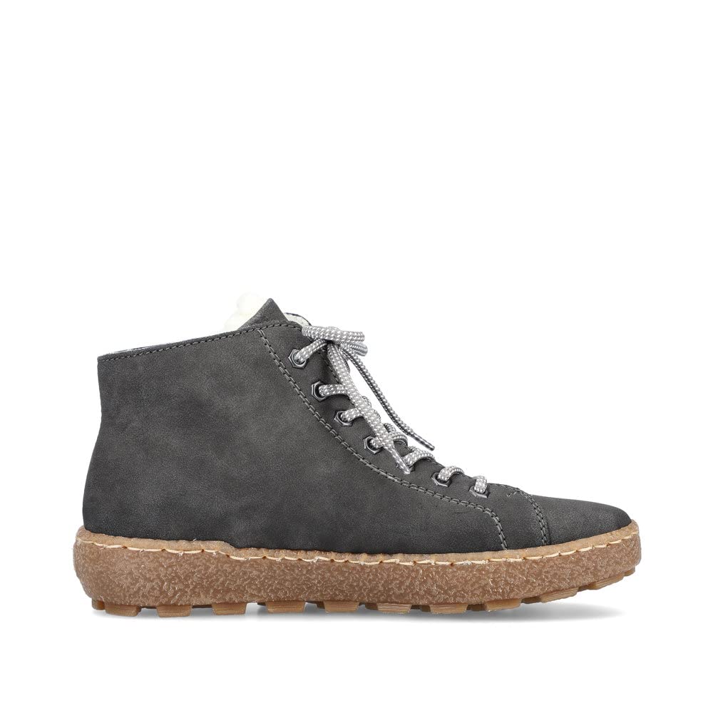 Rieker Donna Sneaker N1020, Signora Sneaker Basse,Soletta Removibile