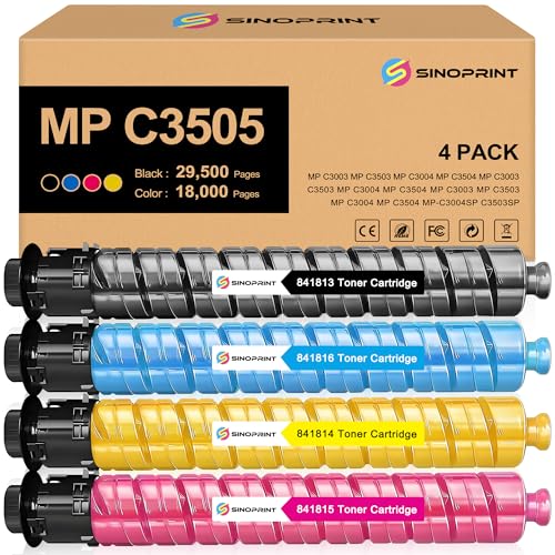 Cartouche de toner C3503 consommable idéal pour l'impression de rapports administratifs C3003