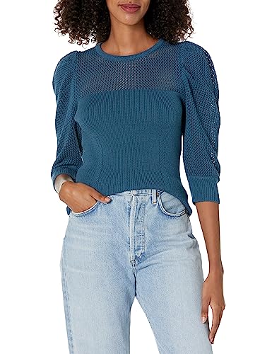 Joie Womens Women's Margaux Sweater in Indian Teal, Small