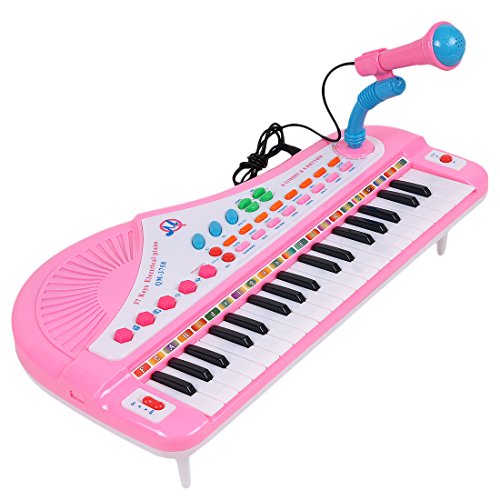 toy piano with microphone