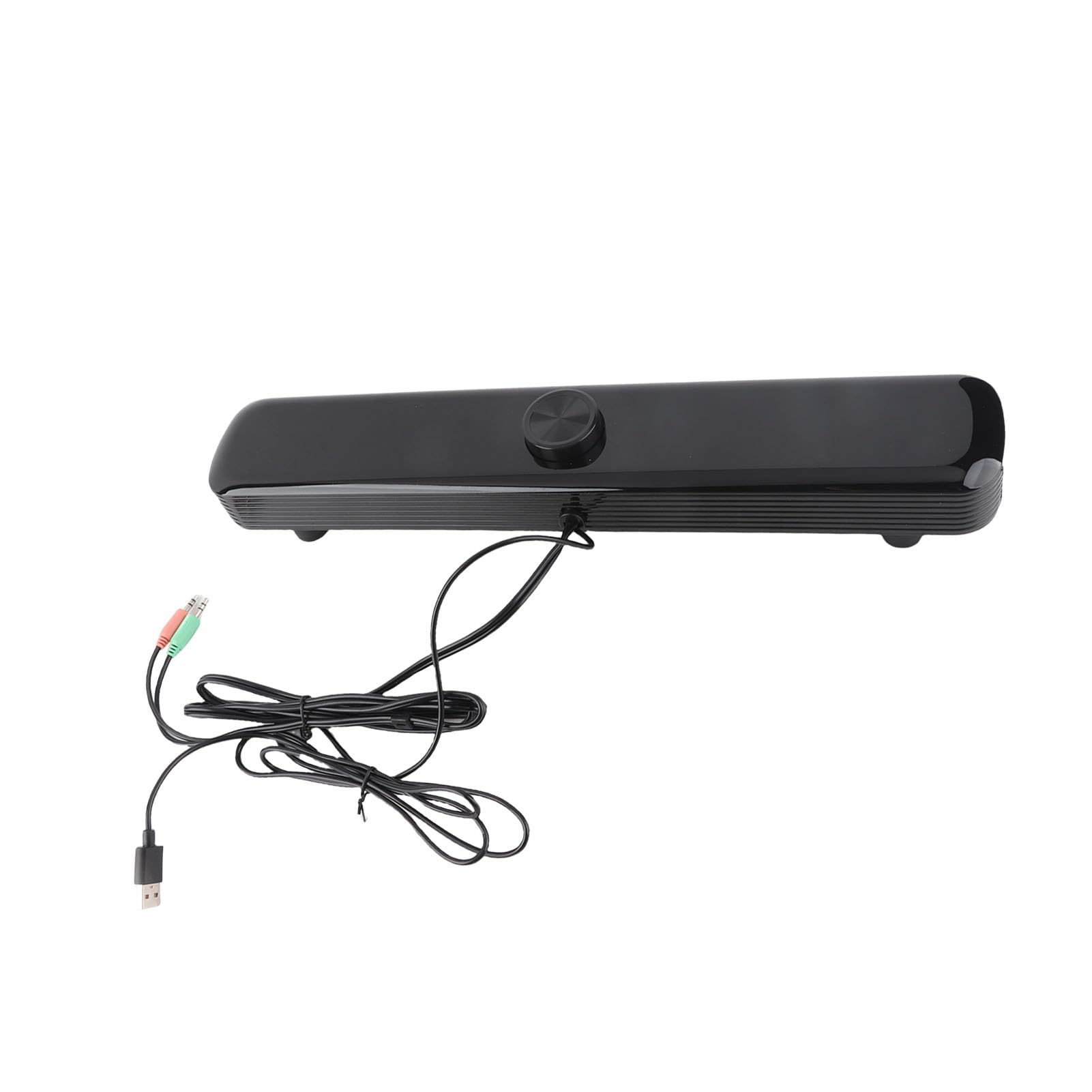 Wakects Barre de Son pour Ordinateur, 16,5 Pouces 3W Double Haut-Parleur