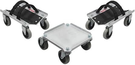 Extreme Max 5800.0225 V-Slides Snowmobile Dolly System - Aluminum, Silver