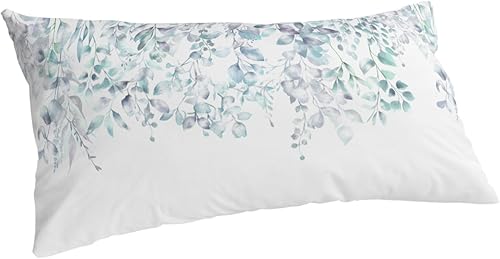 Miniatura 8 de Fundas de almohada de Papá Noel de tamaño estándar, 2 paquetes de fundas de almohada suaves decorativas para sofá de cuerpo largo, con cierre de