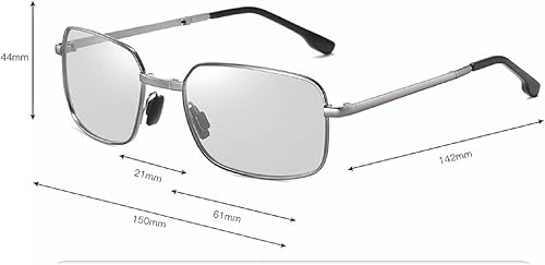 Miniatura 7 de Lentes de lectura fotocromáticos multifocales con zoom progresivo compacto plegable aumento gafas tintadas al sol con lectores