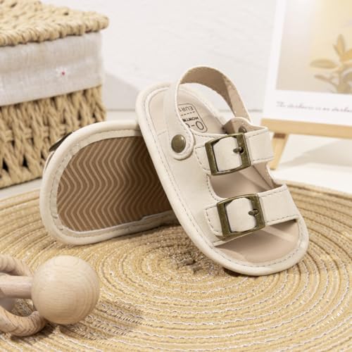 Image of CENCIRILY Infant Baby Boys Girls Summer Beach Sandals Anti-slip Rubber Soft Sole Lightweight Breathable Athletic Toddler First Walking Shoes