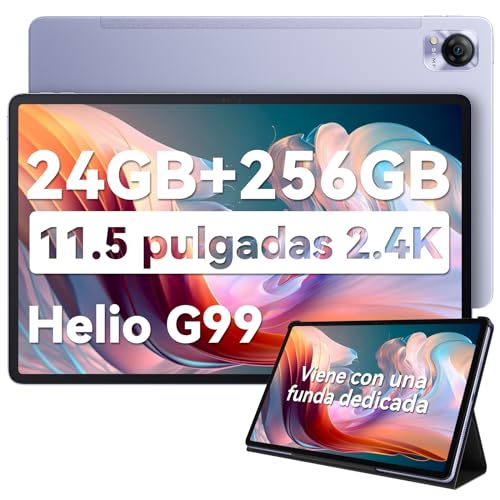 Blackview MEGA1 Tablet 12 Pulgadas, Helio G99 Octa Core, 2.4K FHD+, 24GB RAM 256GB ROM Tableta...