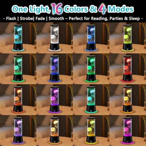 50% Off Cool Jellyfish Lamp with 17 Color Changing Mood Light