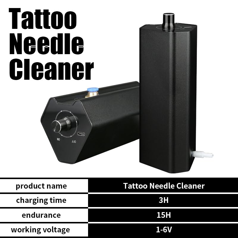 Second generation tattoo needle cleaner, automatic sensor, tattoo equipment, suitable for tattoo beginners and artists