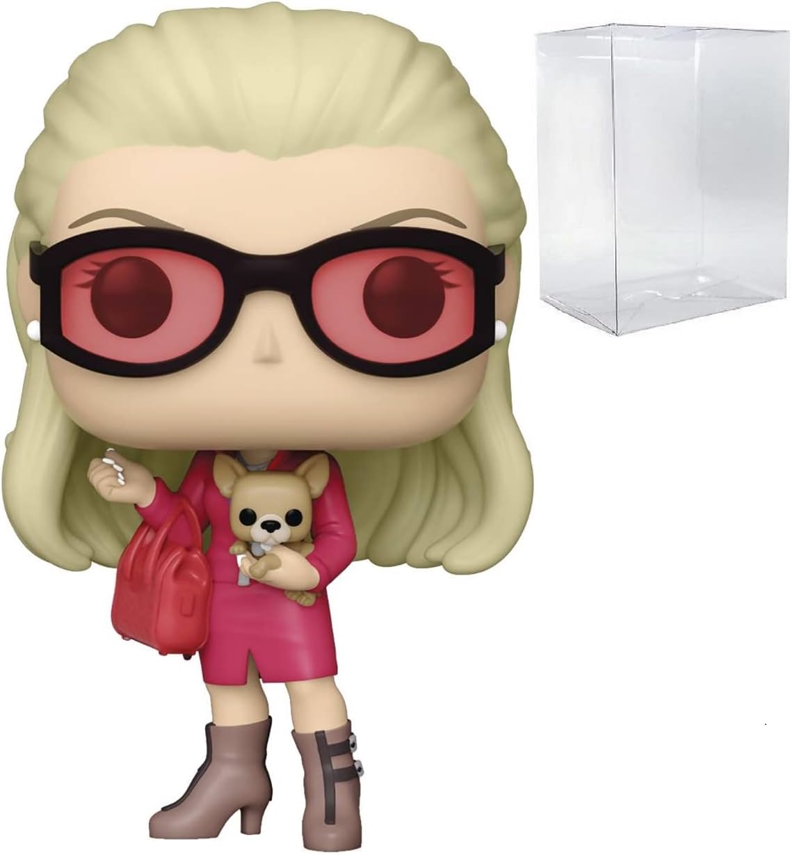POP Legally Blonde - Elle Woods with Bruiser Funko Vinyl Figure (Bundled with Compatible Box Protector Case), Multicolor, 3.75 inches