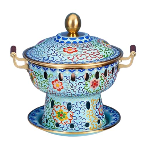 Olla Caliente China de Cobre con Tapa para Cocina miniatura 1