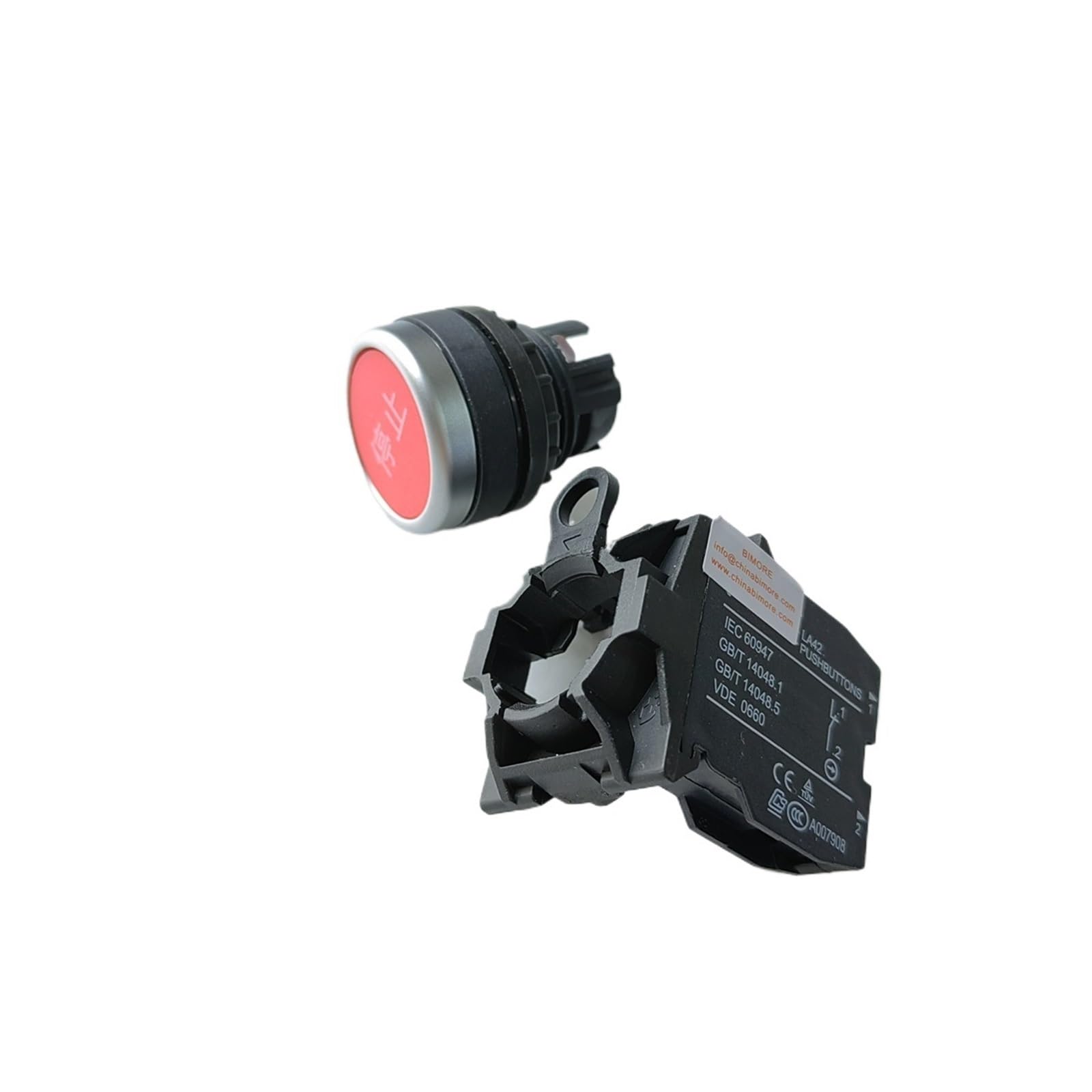 Botón interruptor para escalera mecánica IEC60947 piezas LA42 P-10 G