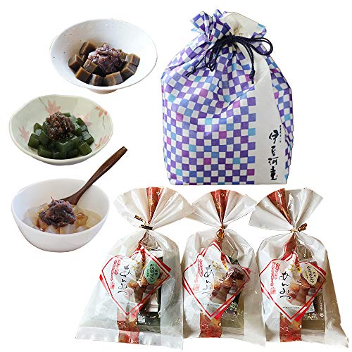 伊豆河童 巾着入り あんみつ3個セットギフト 向け