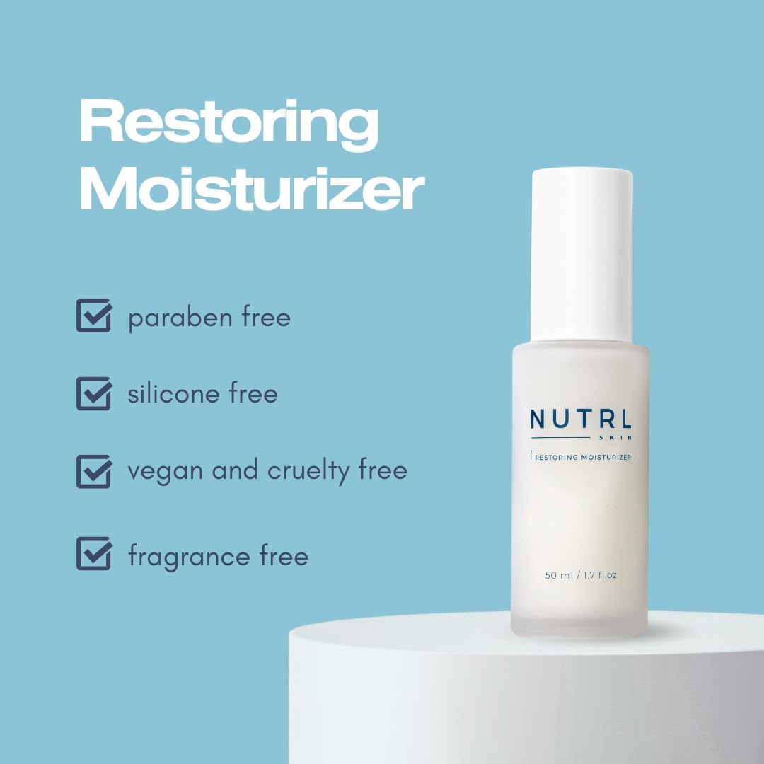 Restoring Moisturizer with Jojoba, Pomegranate Oil & Vitamin C (THD Ascorbate), Hydrating, Barrier-Support, Non-Greasy, Clean, Gender-Neutral