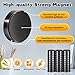 30 Stück Magnete für Magnettafel, 18 x 5mm Ferrit Magnete Stark, Magnete Schwarz Kühlschrankmagnete, Magnete Rund für Whiteboard, Pinnwand, Tafelmagnete, Kühlschrank Magneten