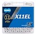 KMC, Plata Cadena X11-EL, 11v, 118 eslabones, Hombres