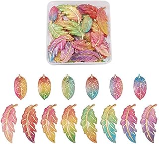 Beadthoven 33pcs 11 Styles Owl Enamel Charms Cute Bird Animal Lucky Dangle Pendants for Jewelry Crafts Making Earrings Bracelets Necklace