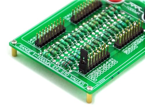 Electronics-Salon MD-E102-1 1Uh To 1000Uh E12 Standard 37 Values Programmable Inductor Board. thumb #4