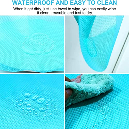4Pcs Fridge Liners, Waterproof Washable Shelf Liner, Slip Resistant, Slows Spills, Refrigerator Drawer,Mat For Glass Shelves, Fits Fruit Drawers, Refrigerator Liners Drawer Table Placemats #TOP4
