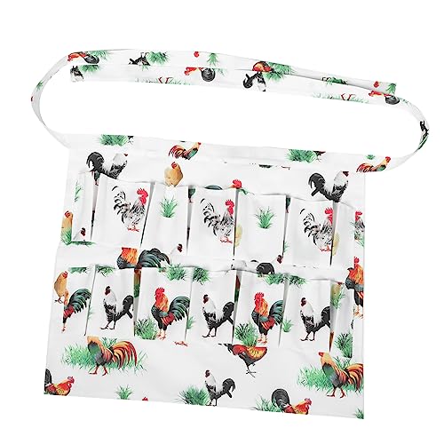 Cabilock Eiersammelschürze Für Erwachsene Taschen Praktisch Für Bauernhofgebrauch Haltbar Für Eiersammeln