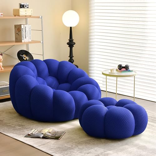 ESRADA Lazy Sofa Ultra Comfy Fireside Sofa Chair Upholstered Bubble