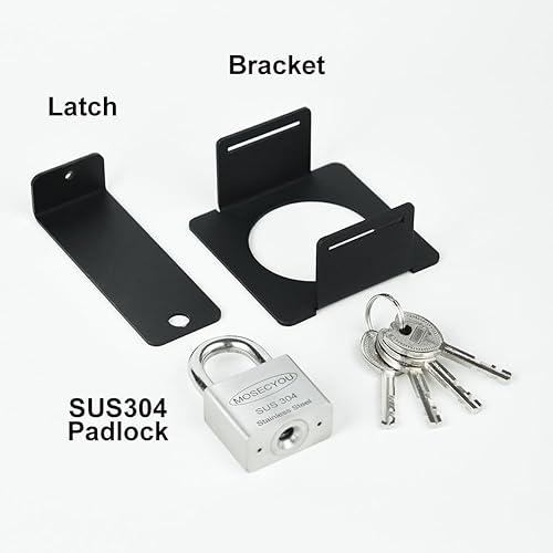 Miniatura 4 de Dispositivo de bloqueo de cerrojo, protector de cerrojo muerto, escudo para desactivar el bloqueo, bloquear la puerta desde el exterior, seguridad