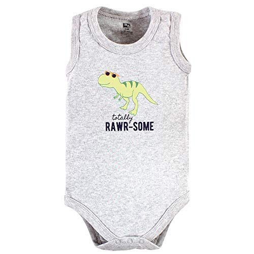 Image of Hudson Baby Unisex Baby Cotton Sleeveless Bodysuits