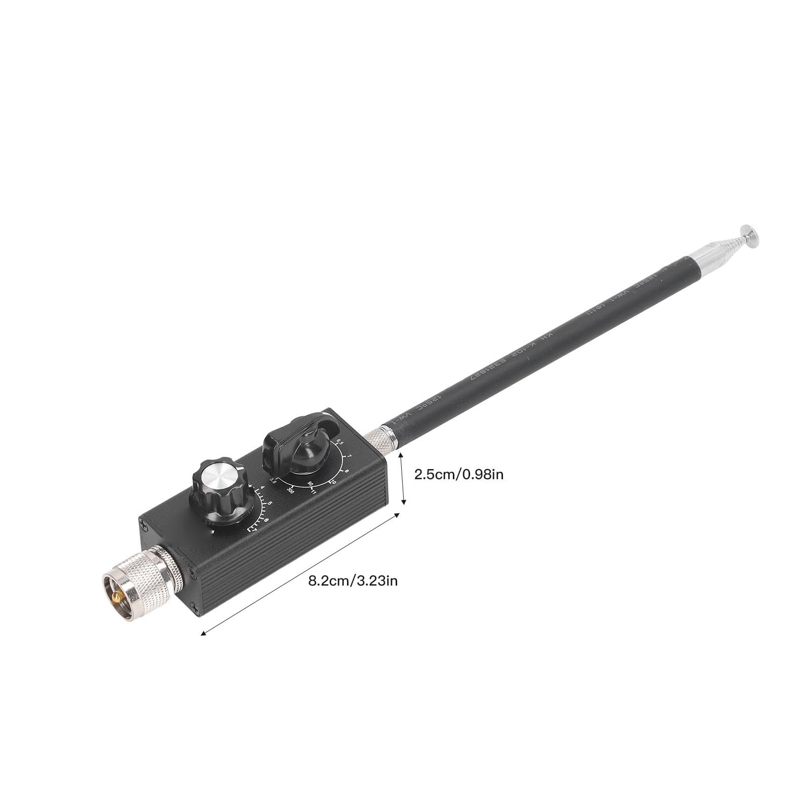 Antena QRP HF de Onda Corta, Antena Portátil Sintonizada de Banda Completa Direccionalidad Fuerte 20W 3, 5 a 470MHZ para Interiores