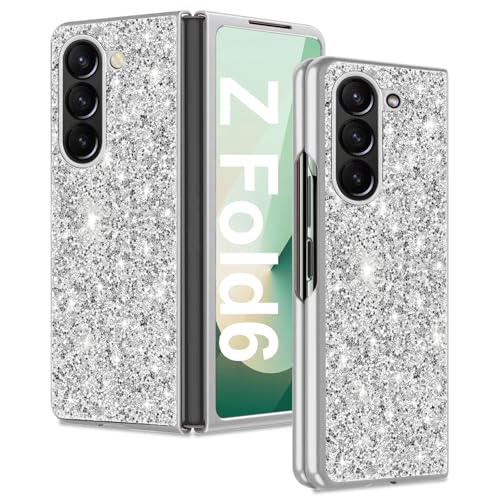Coque silicone Galaxy Z Fold 6 5G scintillante pour briller en soirée et au bureau