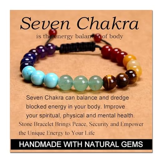 Chakra Stones Macrame Bracelet