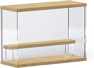 MOOKEENONE Anime Figure Holder Display Cabinet Doll Organizer Case for Pop-Mart and Anime Character Figure