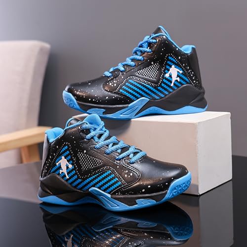 New Children's Non Slip high top Basketball Shoes2