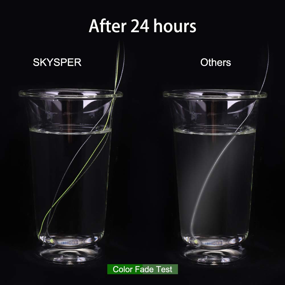 SKYSPER Trenzado de Pescar X4 Trenzado de 4 Hilos 300/500/1000 m PE Sedal Trenzado Super Suave Fuerte de Polietileno Línea de Pesca 15-100LB Profesional Hilo Trenzado para Pesca en mar — view 5