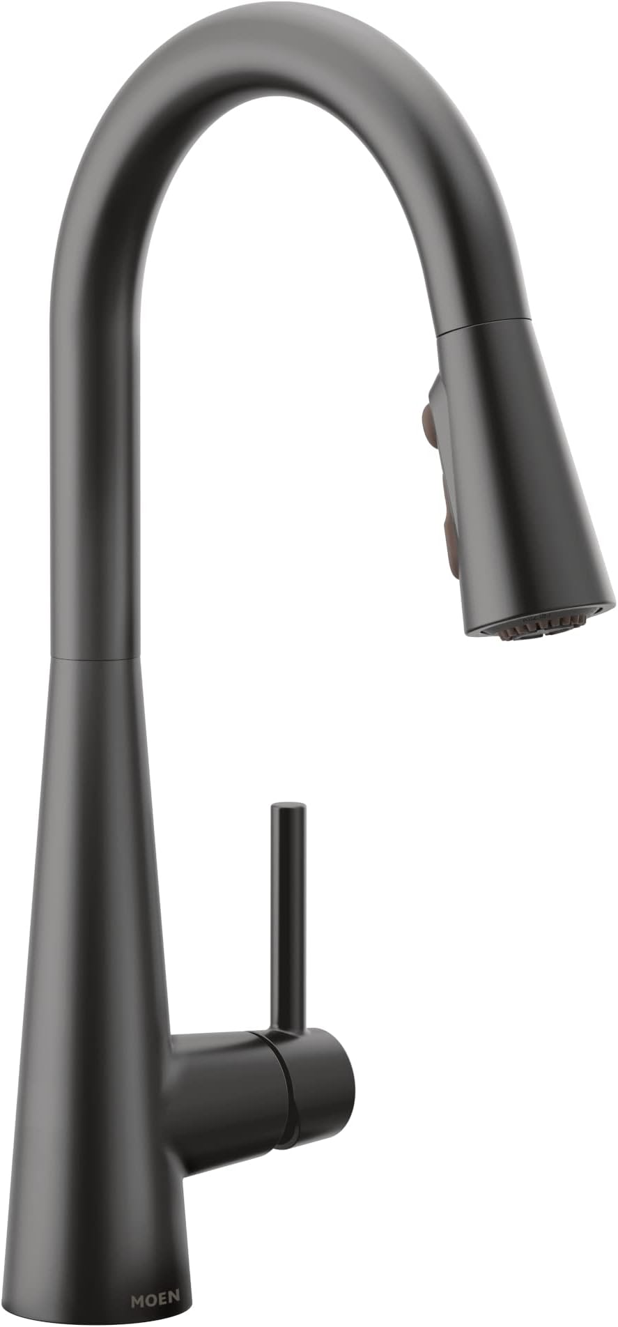 Delta Faucet Anderson Kitchen Faucet - Pull-Down Sprayer, High Arc, Matte Black - Certified Refurbished With 10-Year Warranty