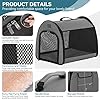 Petsfit-Portable-Dog-Crate-Arch-Design-Escape-Proof-Collapsible-Soft-Sided-Dog-Crate-Dog-Kennel-16-Lx19-Wx16-H Soft Sided Dog Crate