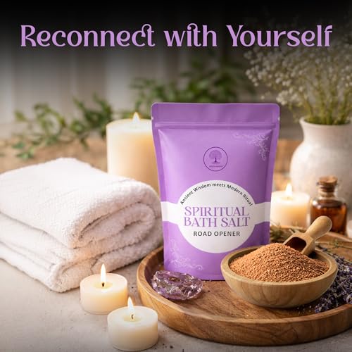 Image of Pure & Natural Road Opener Spiritual Bath Salt | 200g Each (Pack of 2) | Clear Obstacles, Open New Paths & Attract Opportunities | Energy Cleansing & Manifestation Ritual Salt
