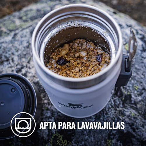 STANLEY 1913 Classic Legendary Food Jar 0.4L With Spork - Keeps Cold For 7 Hours - BPA-Free Stainless Steel Soup Flask - Leakproof - Dishwasher Safe - Rose Quartz - Image 7