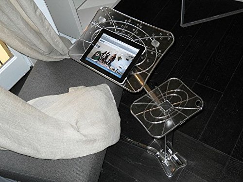 Support pour ordinateur portable ergonomique réglable Lounge-Book Crystal Chrome