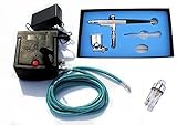ABEST Verkauf 0,3 MM Dual Aktion Airbrush Kompressor Komplettbausatz für Kuchen machen Spielzeug Hobby Modelle mit Mini-Filter AC06-32F