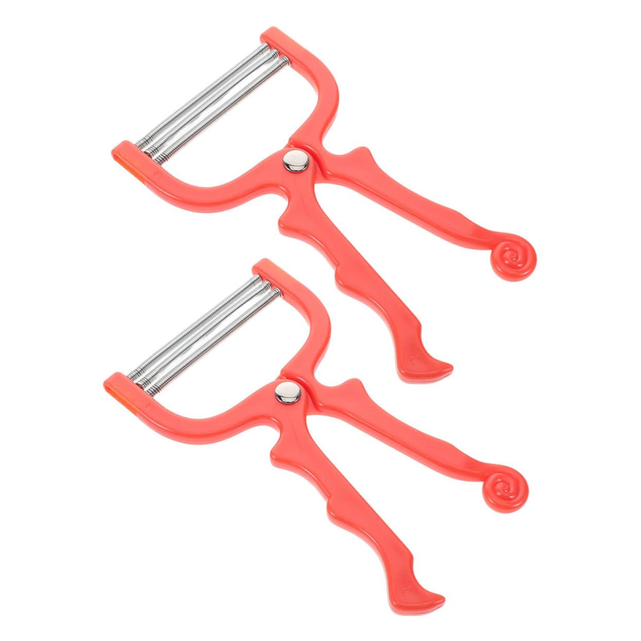 FRCOLOR 2pcs Facial Hair Remover: Spring Eyebrow Face Epilator Coil Portable Manual Face Hair Removers Spring Threading Tool for Women Lady
