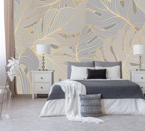 TUNDJ Tropical Palm Leaf Wallpape Mural Peel and Stick 137"x100"