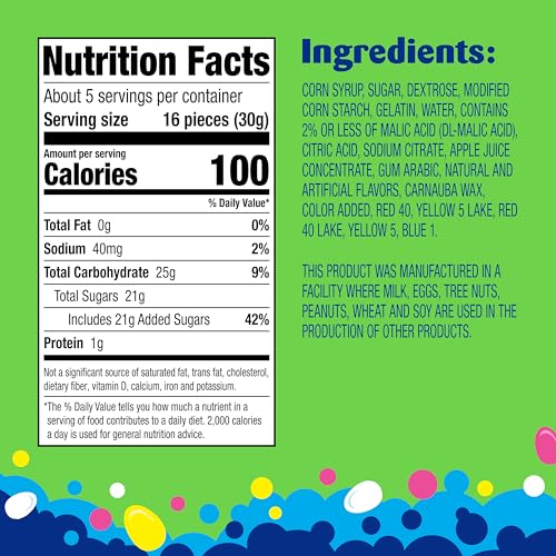 Image of NERDS Hoppin' Gummy Clusters, Springtime Easter Candy, 6 oz