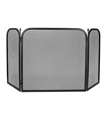 Protector para chimenea Algon para proteger el suelo de las chispas de leña 2