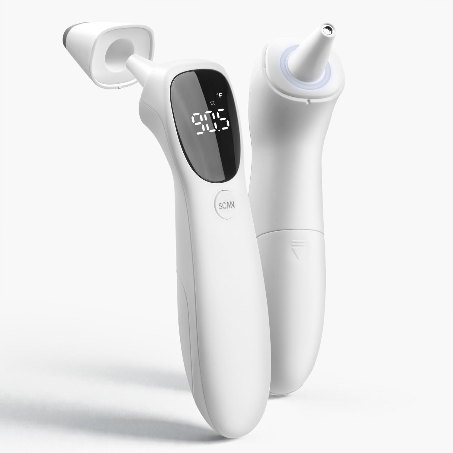 huangirl Termómetro sin contacto, termómetro digital para la frente para adultos con alarma de fiebre, dígitos LED grandes, termóm